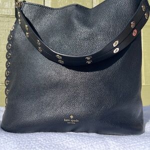 Kate Spade Black Leather Shoulder Bag